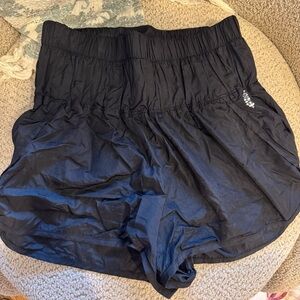Free People Movement High Waist Shorts Size M Black